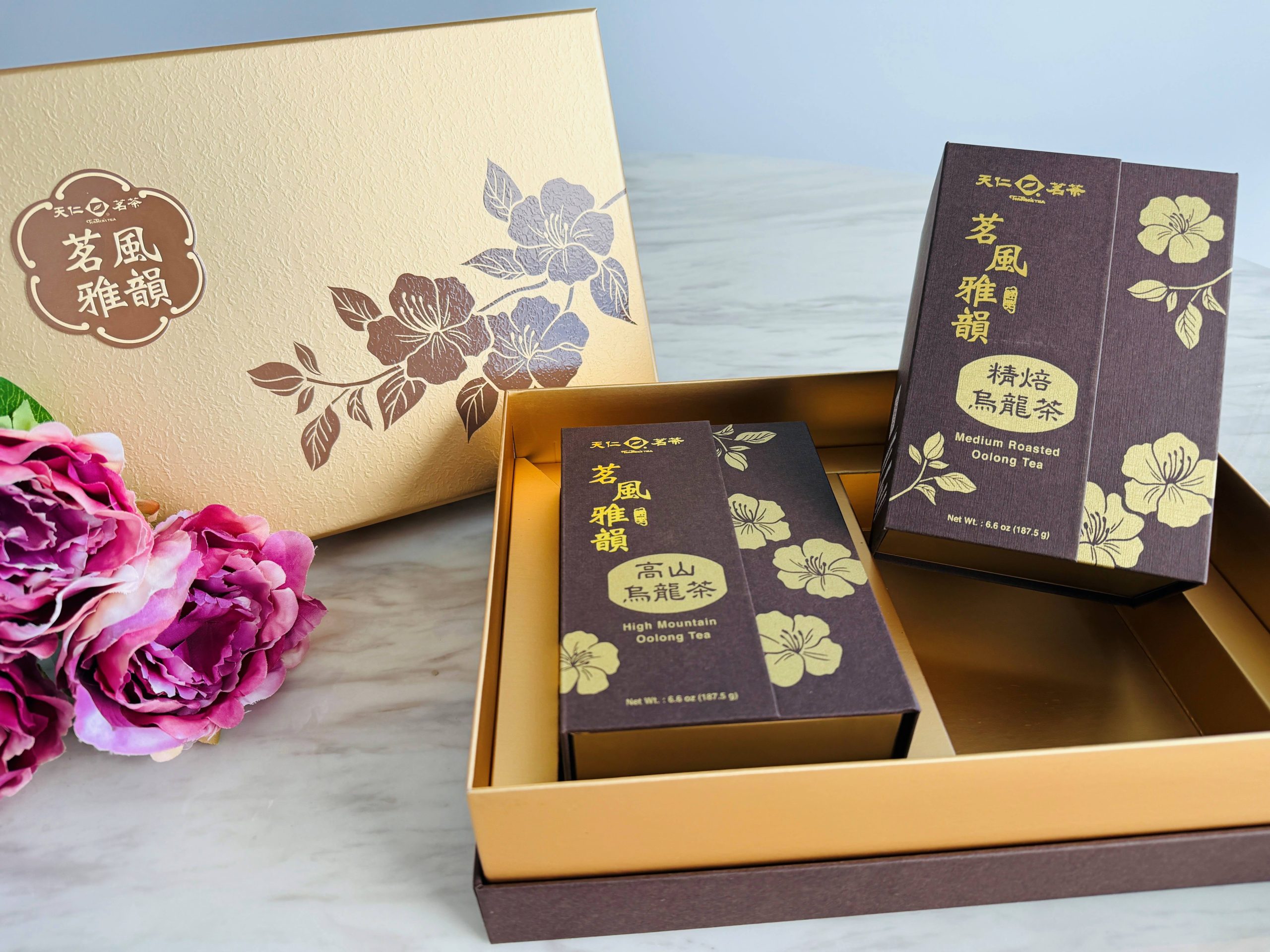 Sold out ! Golden Oolong Tea Collection (187.5g x2) 茗風雅韻烏龍茶禮盒